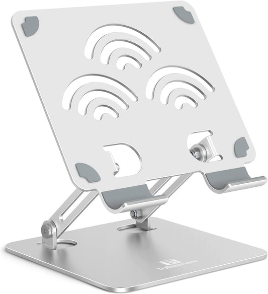 Tablet Stand for Desk, Fits All 4"-12" iPad, Silver, Pro Size