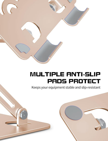 Tablet Stand for Desk, Fits All 4"-12" iPad, Silver, Pro Size