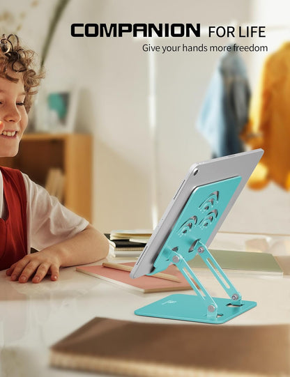 Tablet Stand for Desk, Fits All 4"-12" iPad, Silver, Pro Size