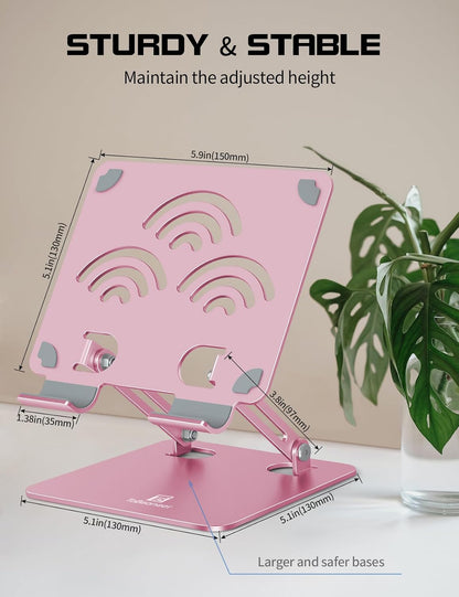 Tablet Stand for Desk, Fits All 4"-12" iPad, Silver, Pro Size