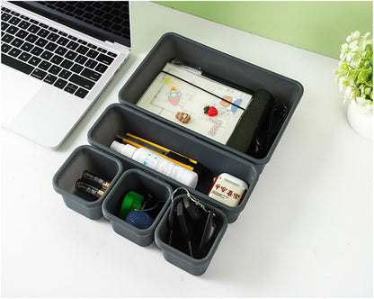 Drawer Organizer Tray, Interlocking Desk Drawer Organizer