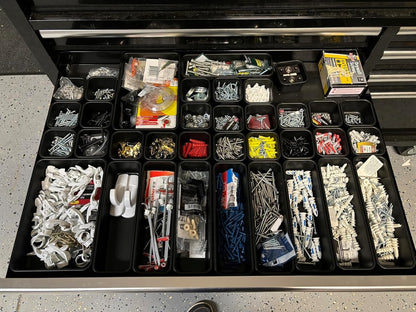 Drawer Organizer Tray, Interlocking Desk Drawer Organizer