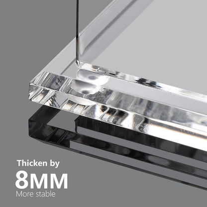 Acrylic Business Card Holder, Clear Desk Card Display Stand 1 Slot