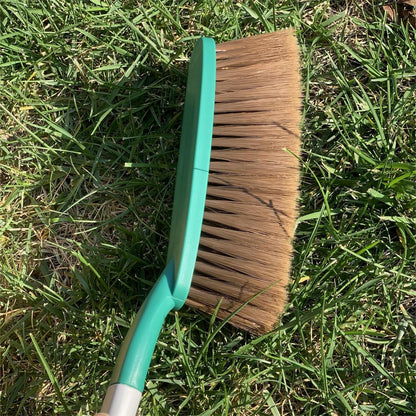 1 Pack 15" Hand Broom Brush,Soft Bristle Cleaning Brush,Counter Brush, Crumb Debris Sweeping Brush,Dusting Brush,Comfort for Car Bed Couch Desk Sofa Furniture Clothes,Small Particles Hair Remover