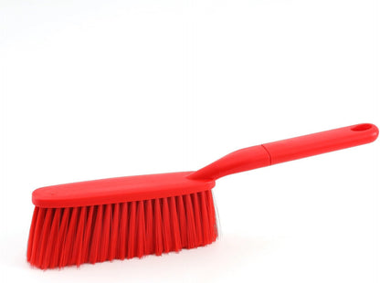 1 Pack 15" Hand Broom Brush,Soft Bristle Cleaning Brush,Counter Brush, Crumb Debris Sweeping Brush,Dusting Brush,Comfort for Car Bed Couch Desk Sofa Furniture Clothes,Small Particles Hair Remover