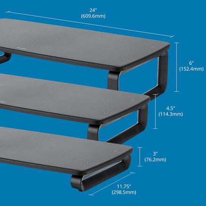 SmartFit Extra Wide Monitor Stand (K52797WW) Black