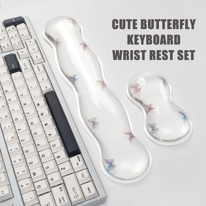 Gel Keyboard and Mouse Wrist Rest Set, Wrist pad for Computer Keyboard