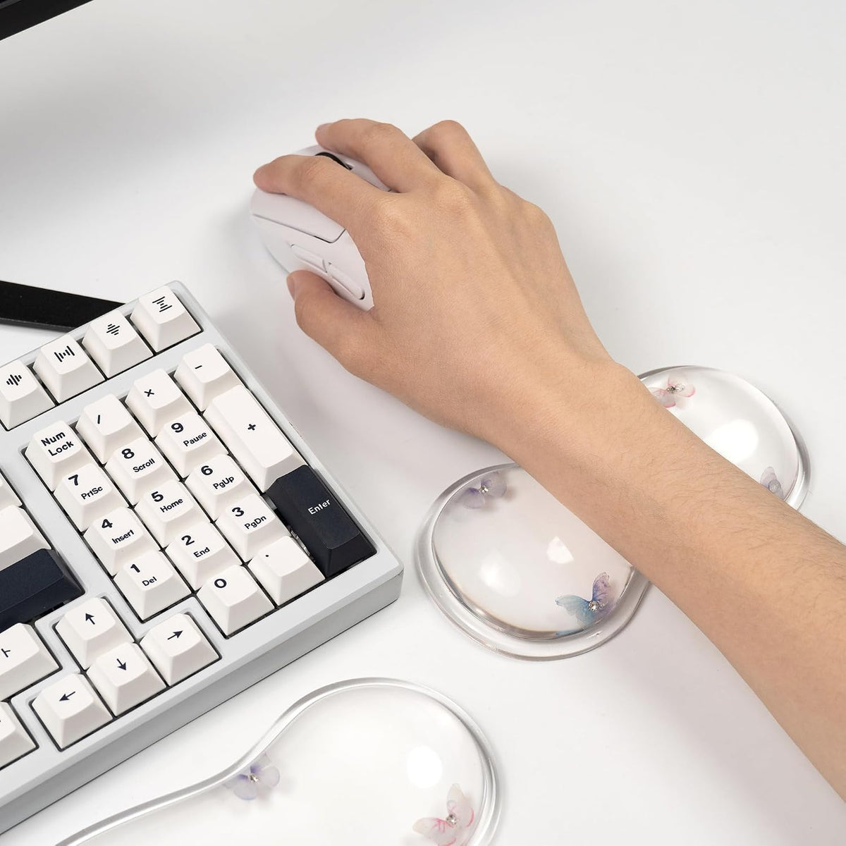 Gel Keyboard and Mouse Wrist Rest Set, Wrist pad for Computer Keyboard