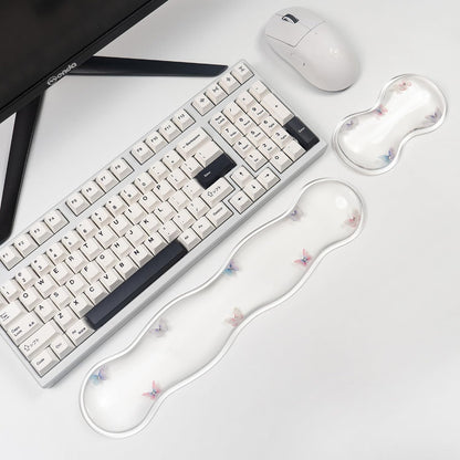 Gel Keyboard and Mouse Wrist Rest Set, Wrist pad for Computer Keyboard