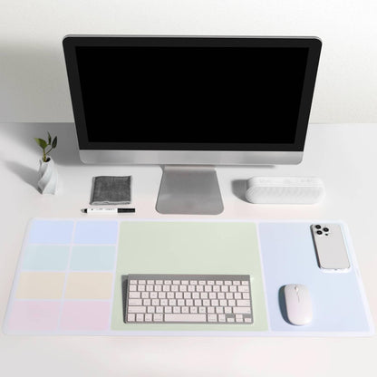Non-Slip Dry Erase Desk Mat, 32''x14'' Writing Mouse Pad for Office