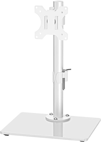 Monitor Stand for Desk, Freestanding Monitor Mount Fits 13-32 inch Screen up to 19.8 lbs, Screen Stand with Swivel, Height, Rotation Adjustment, VESA Mount 100 x 100mm, 75 x 75mm