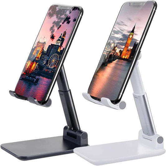 2 Pcs Cell Phone Stand for Desk Adjustable Desktop Phone Holder