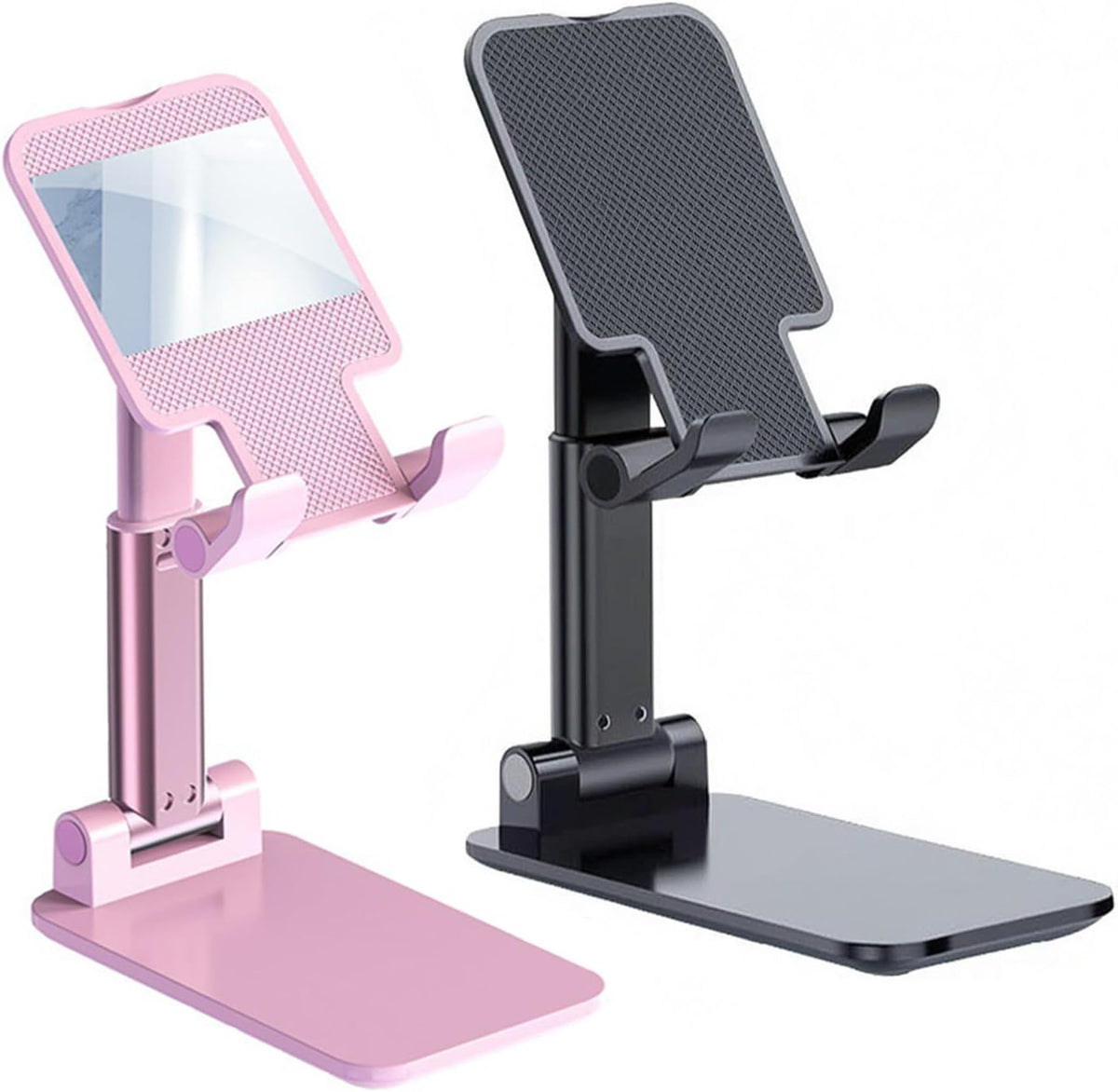2 Pcs Cell Phone Stand for Desk Adjustable Desktop Phone Holder