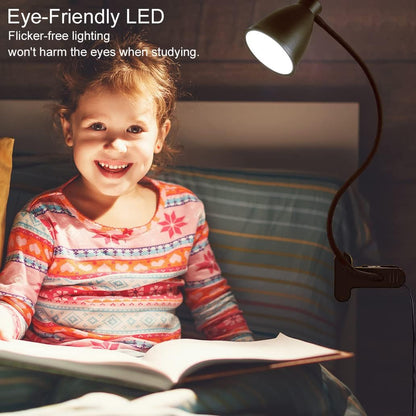 Desk Lamp 5 Color Modes 10 Brightness Dimmer Reading Light Black