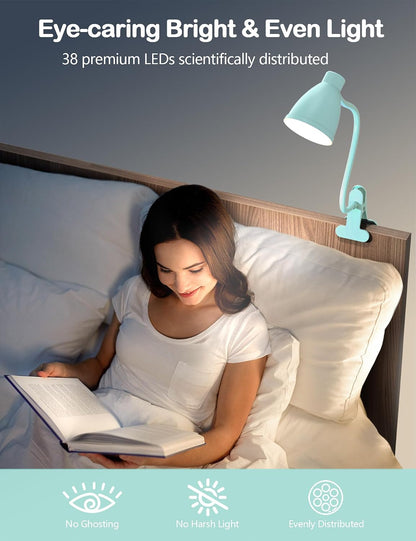 Desk Lamp 5 Color Modes 10 Brightness Dimmer Reading Light Black