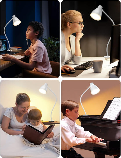 Desk Lamp 5 Color Modes 10 Brightness Dimmer Reading Light Black