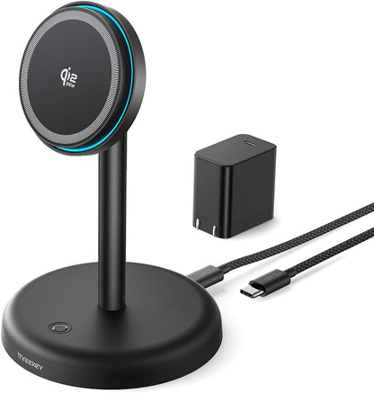 Magnetic Charging Stand Qi2 25W Fast Charging with Cooling Fan