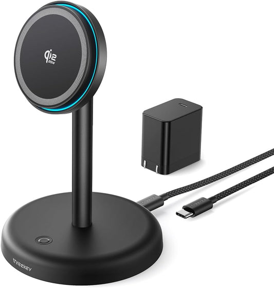 Magnetic Charging Stand Qi2 25W Fast Charging with Cooling Fan