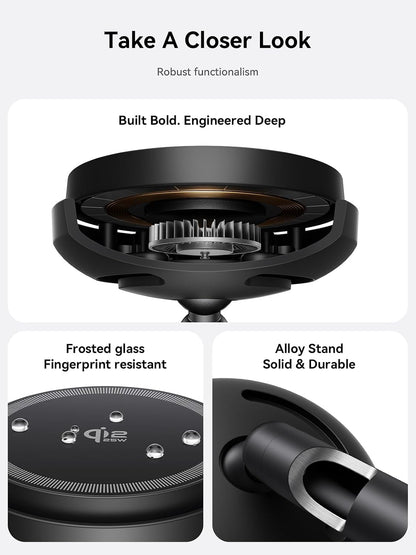 Magnetic Charging Stand Qi2 25W Fast Charging with Cooling Fan