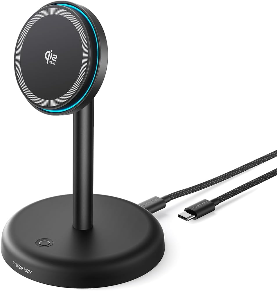 Magnetic Charging Stand Qi2 25W Fast Charging with Cooling Fan