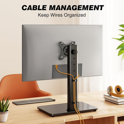 Single Monitor Stand VESA Mount for 13-32 Inch Screens