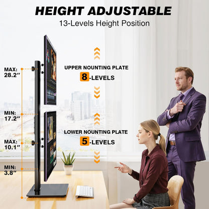 Single Monitor Stand VESA Mount for 13-32 Inch Screens
