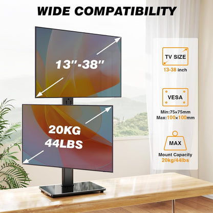 Single Monitor Stand VESA Mount for 13-32 Inch Screens