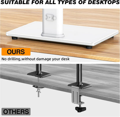 Single Monitor Stand VESA Mount for 13-32 Inch Screens