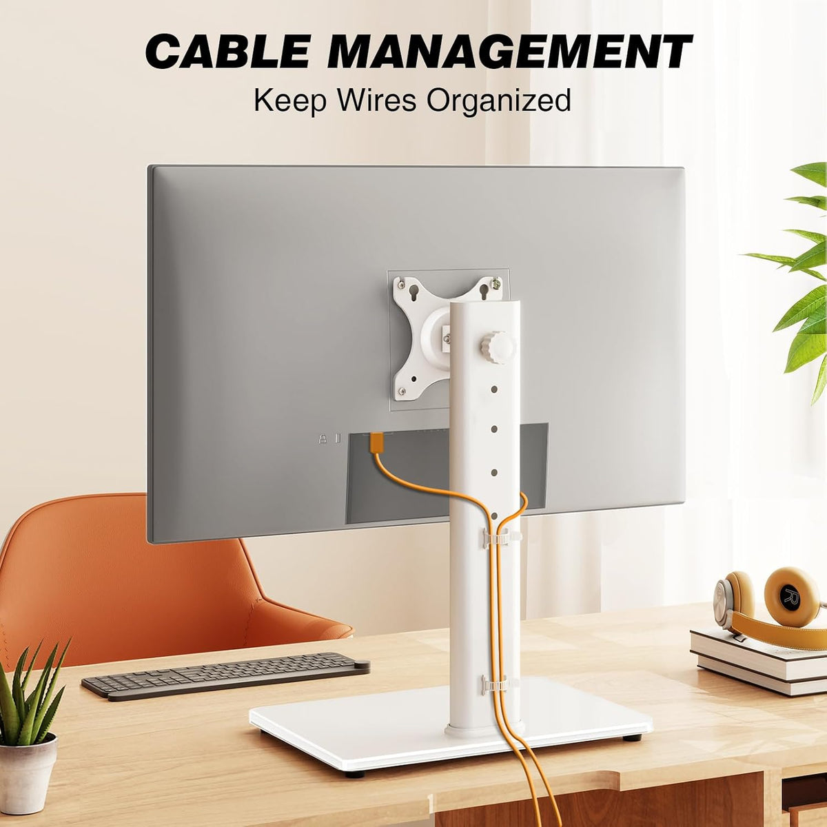 Single Monitor Stand VESA Mount for 13-32 Inch Screens