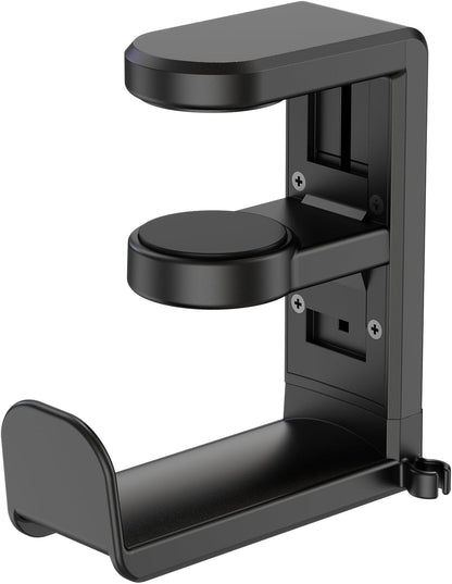 EURPMASK Rotating Headphone Stand,Adjustable Clamp-on Headset Holder Hanger
