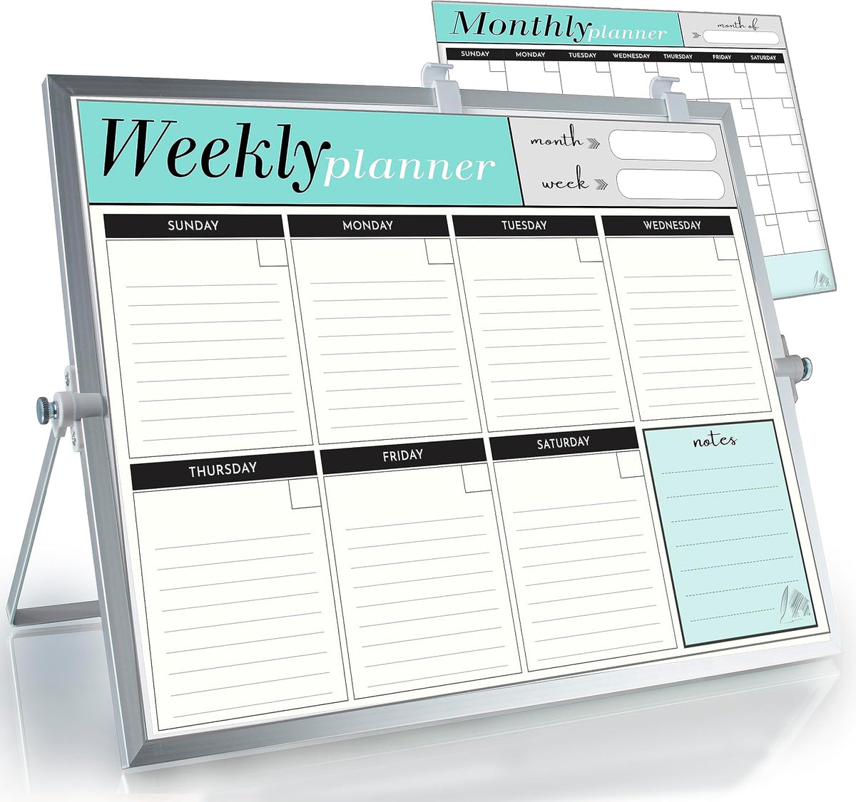 Dry Erase White Board 12"x16" with Stand