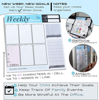Dry Erase White Board 12"x16" with Stand