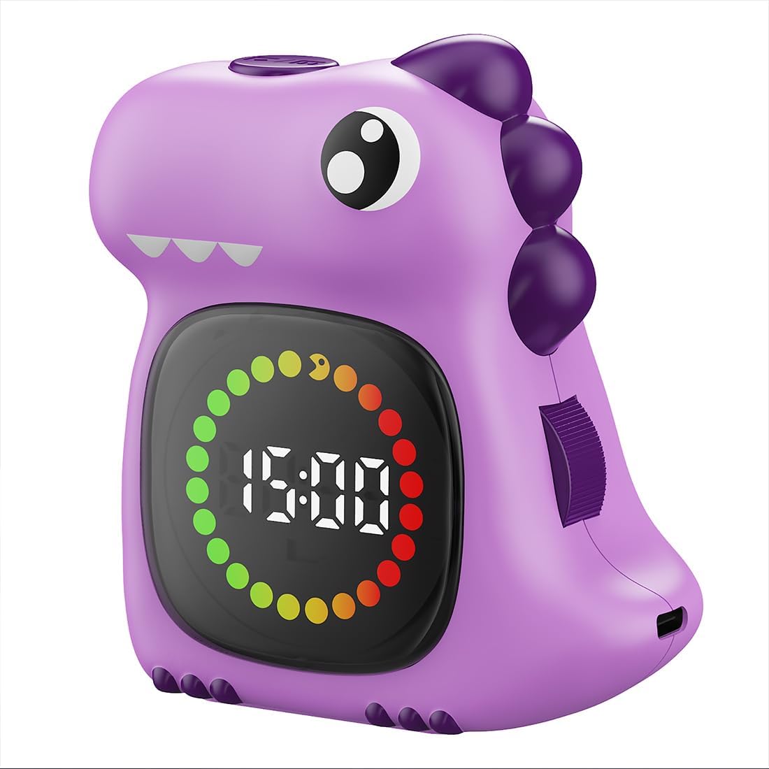 Visual Timer for Kids, Blue Dinosaur Digital Toddler Timer Visual Countdown