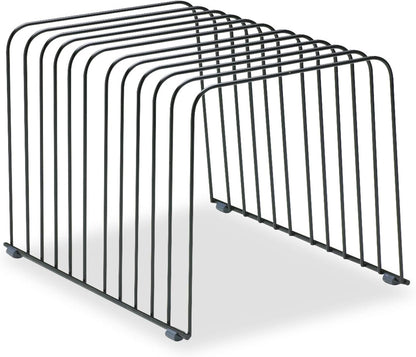 Fellowes 72112 Desktop Organizer, 11 Sections, Wire, 9" x 11-3/8" x 8", Black