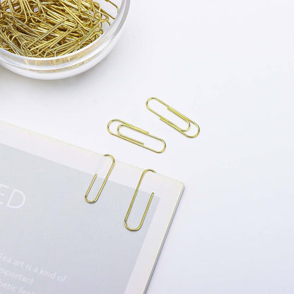 Rainbow Paper Clips Holder Medium Holographic Paper Clip Dispenser