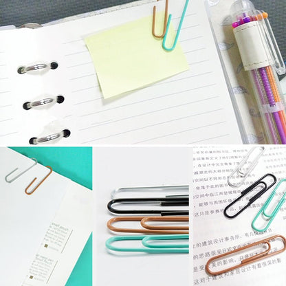 Rainbow Paper Clips Holder Medium Holographic Paper Clip Dispenser