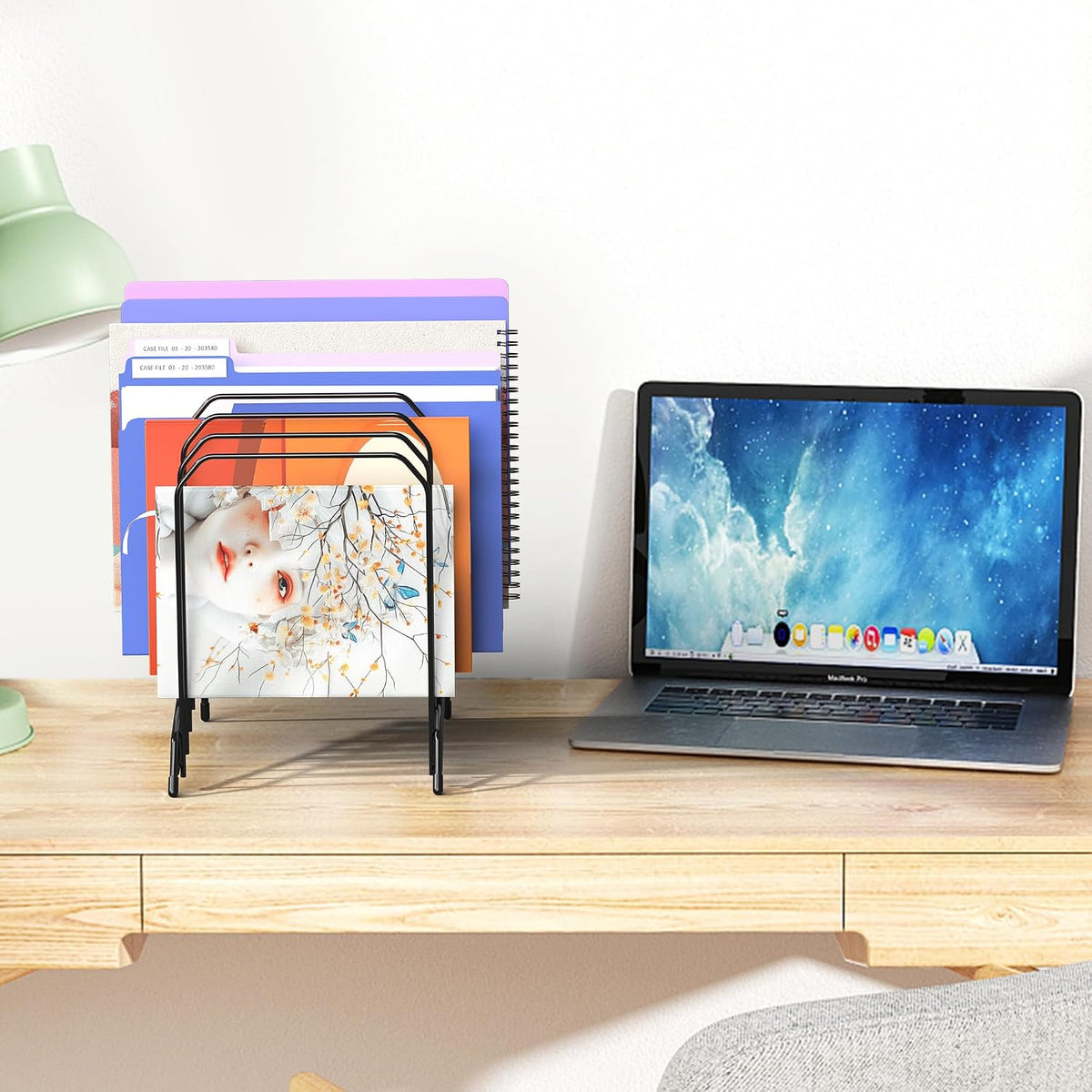 Incline Desk Magazine Folder Holder File Organizer with 8-Section