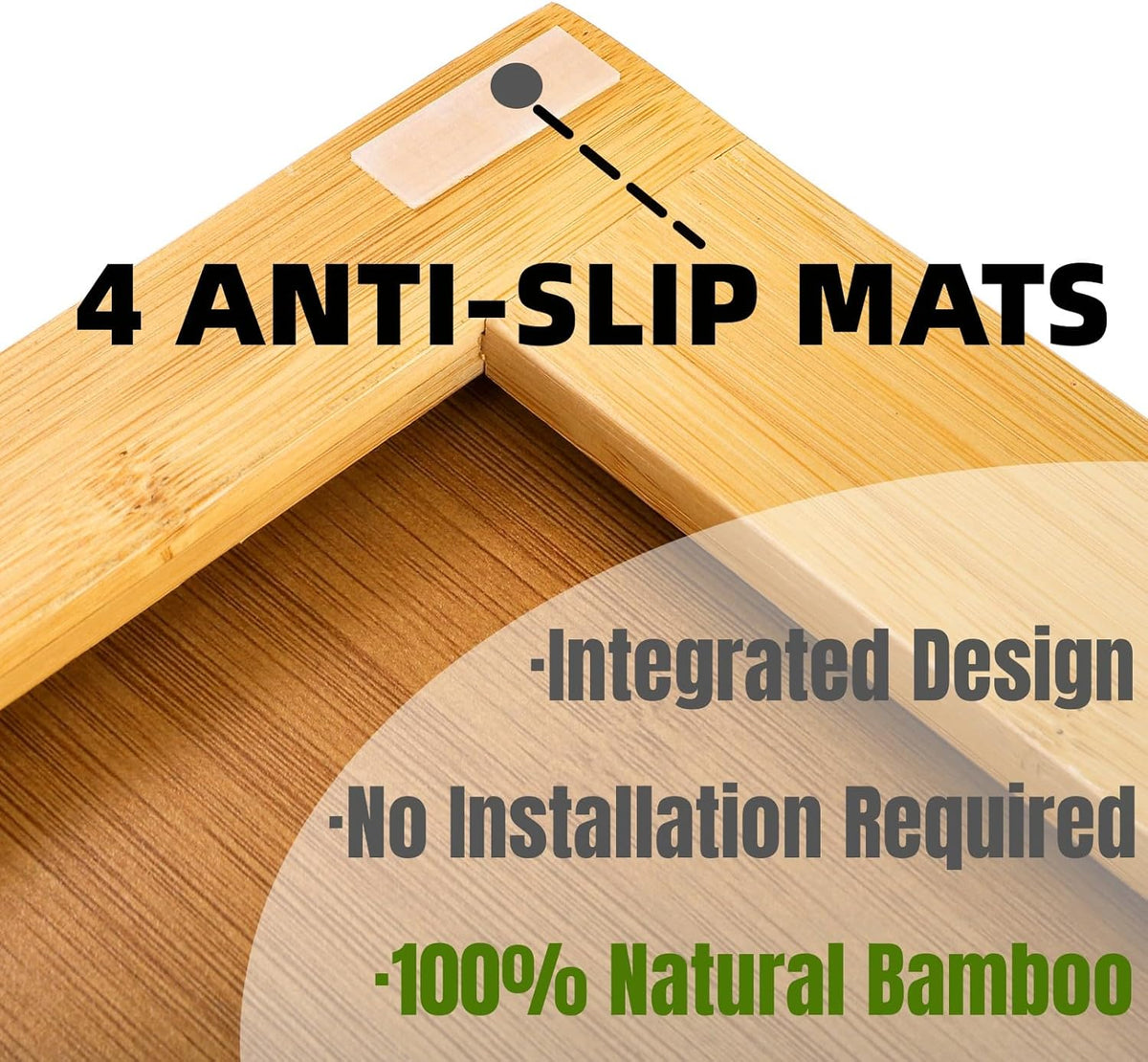 2 Tier Bamboo Desktop Organizer, Desk Monitor Stand Riser with 1 Drawer and 2 Pen Holder, 2 Compartment Computer Desk Storage Organizer for Laptop, Printer
