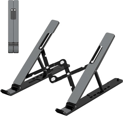 Adjustable Laptop Stand, Portable Laptop Riser for Desk