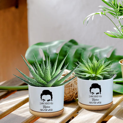 Black Cat Ceramic Pot,Cute Planter Succulent Plant Pot with Drainage,Cactus Plant Pot Container Home Office Decoration for Plant Lovers Teacher Friends Coworkers (Plants Not Included)