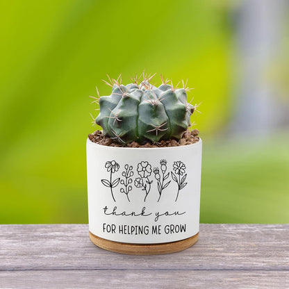 Black Cat Ceramic Pot,Cute Planter Succulent Plant Pot with Drainage,Cactus Plant Pot Container Home Office Decoration for Plant Lovers Teacher Friends Coworkers (Plants Not Included)