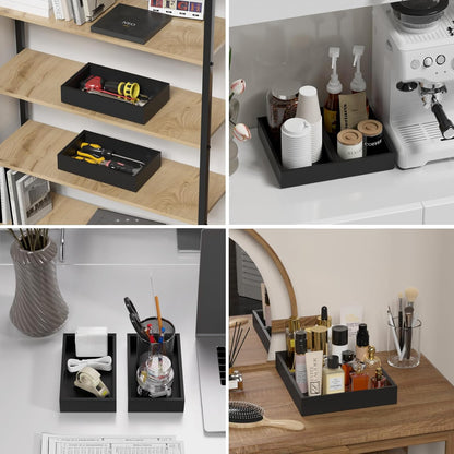 Bamboo Kitchen Drawer Organizer, 2 Pack, 15" x 6" x 2"