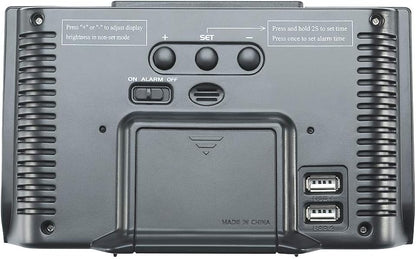 Alarm Clocks for Bedrooms with Battery Backup, Auto Set