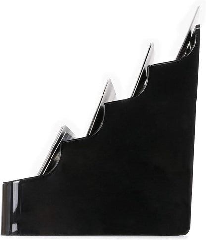 2-Pack Acrylic Business Card Holder Card for Desk, 8 Pockets
