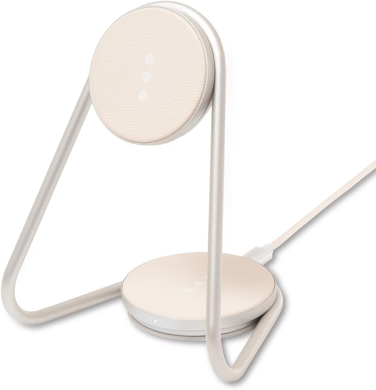 W&P MAG:2 Wireless Charging Stand - Belgian Linen, 2 in 1 Multi-Device Charger - Magnetic Stand for MagSafe iPhones 16, 15, 14, 13, 12 with Charging Base for AirPod Cases, (Forest)