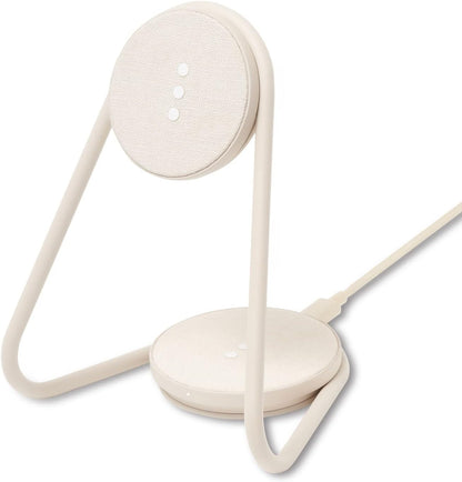W&P MAG:2 Wireless Charging Stand - Belgian Linen, 2 in 1 Multi-Device Charger - Magnetic Stand for MagSafe iPhones 16, 15, 14, 13, 12 with Charging Base for AirPod Cases, (Forest)