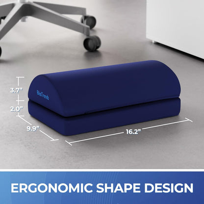 Foot Rest Under Desk, Foot Stool with 2 Adjustable Heights
