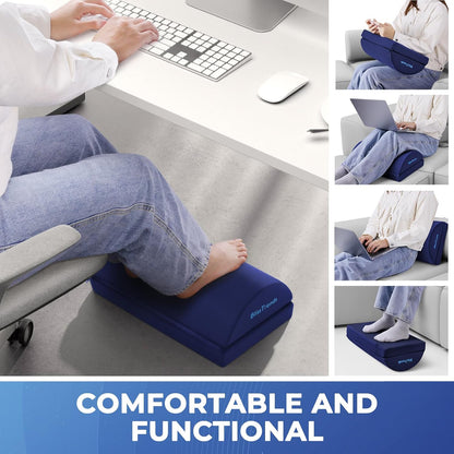 Foot Rest Under Desk, Foot Stool with 2 Adjustable Heights