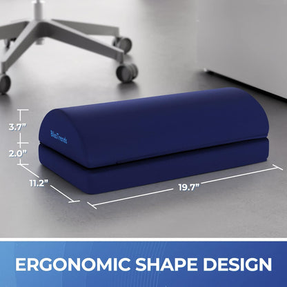 Foot Rest Under Desk, Foot Stool with 2 Adjustable Heights