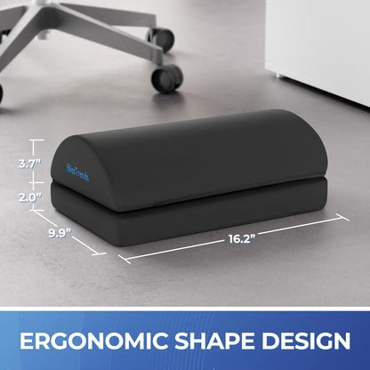 Foot Rest Under Desk, Foot Stool with 2 Adjustable Heights